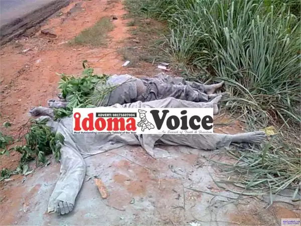 Graphic Photos: Dangote Trailer Crushes Five To Death In Edo, Along Auchi-Benin Highway